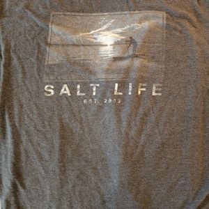 Salt Life Tshirt 2xl Gray